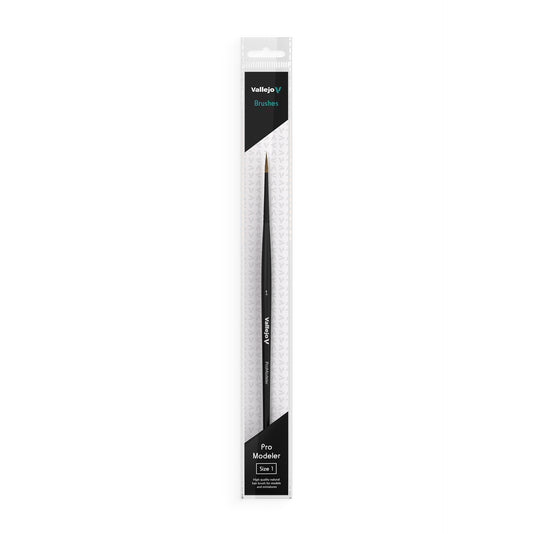 Vallejo - Natural Hair Round Brush No. 1 (VAL-B01001)