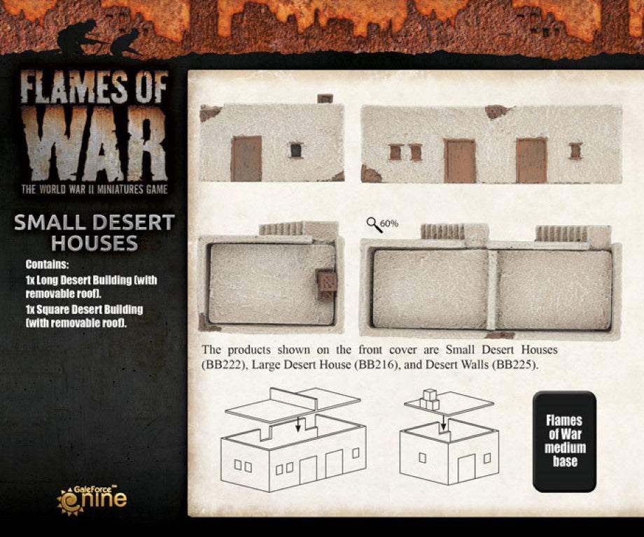 Battlefield in a Box - Small Desert Houses