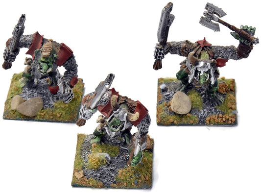 BEASTMEN 3 Chaos Trolls #1 WELL PAINTED METAL Warhammer Fantasy