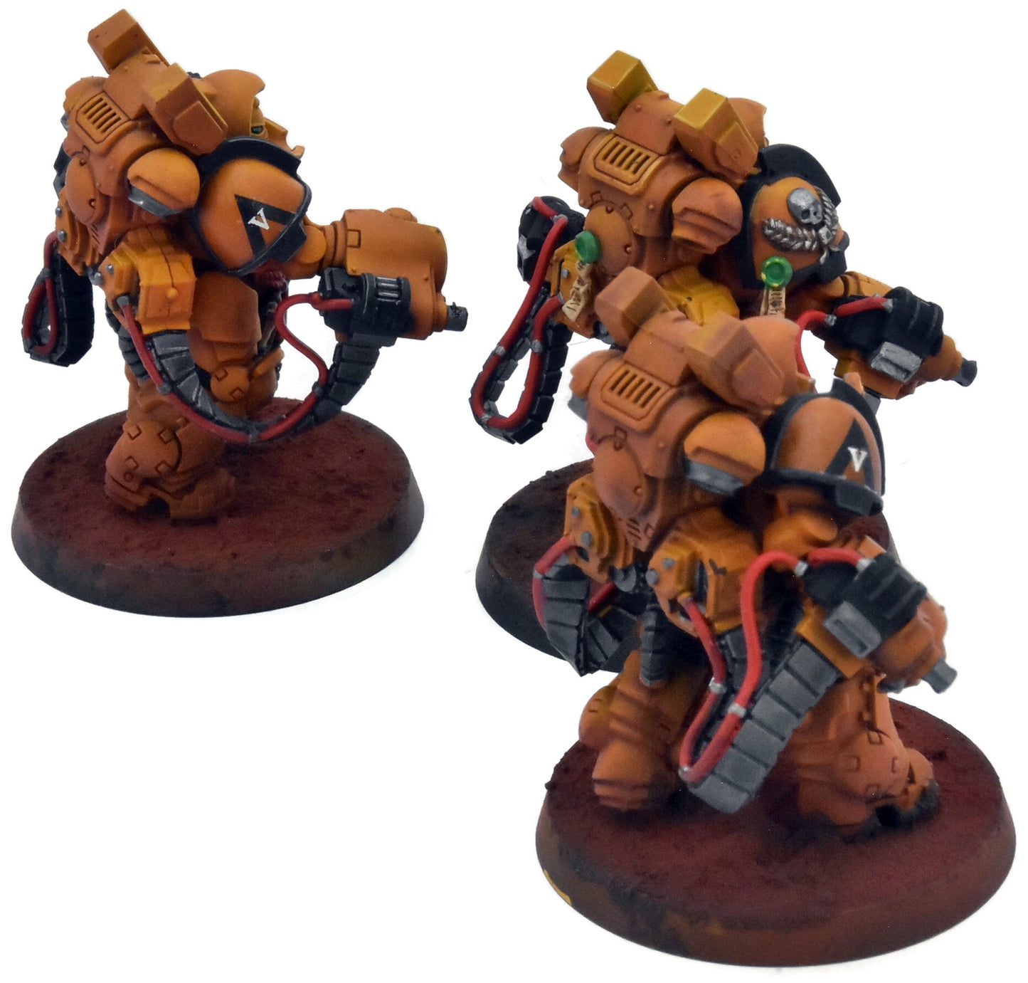 SPACE MARINES 3 Primaris Aggressors #1 PRO PAINTED Warhammer 40K Imperial Fists