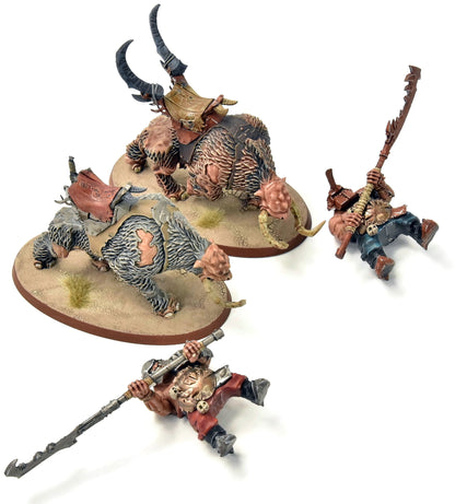 OGOR MAWTRIBES 2 Mournfang Cavalry #1 PRO PAINTED Sigmar