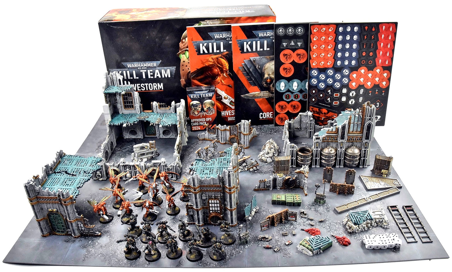 KILL TEAM  HIVESTORM #1 COMMISSION PRO PAINTED 40K Vespids Aquilons 5290