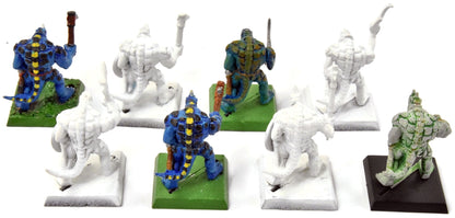 LIZARDMEN 8 Saurus Warriors #7 Warhammer Fantasy Classic Sculpt