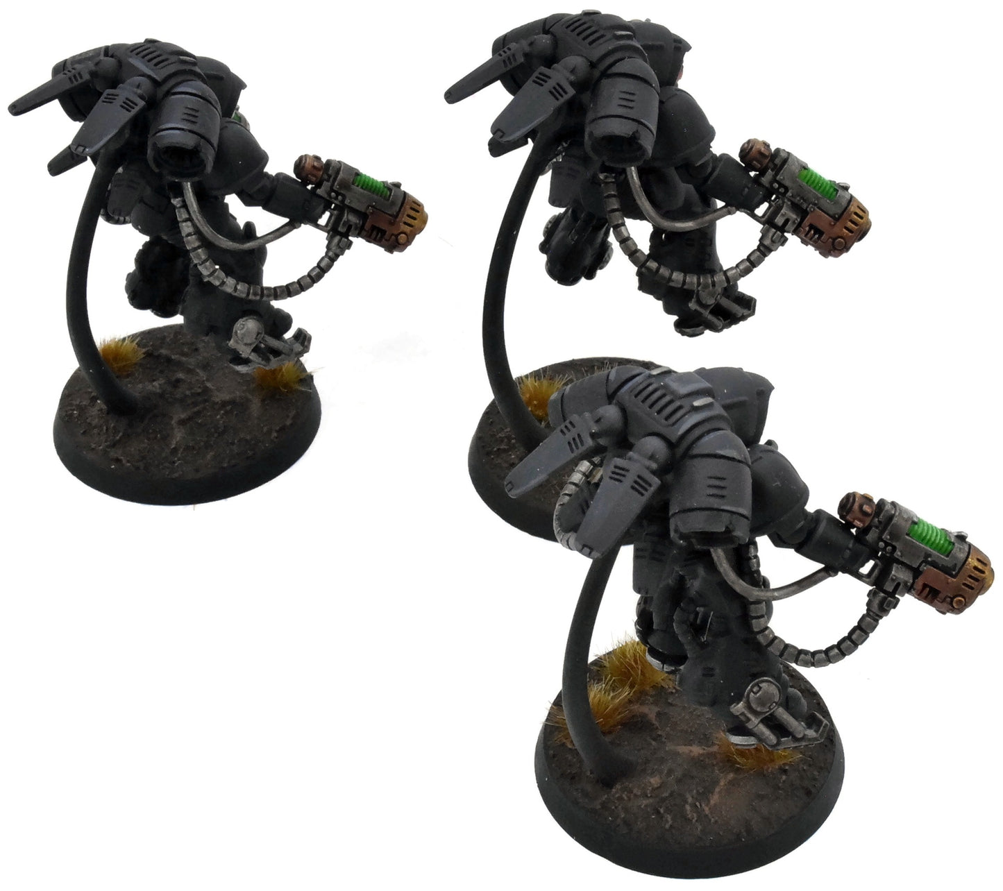 SPACE MARINES 3 Raven Guard Primaris Inceptors #2 BIEN PEINTS Warhammer 40K