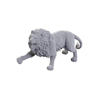 Wizkids Unpainted Minis WV24 Stone Lion/animated Stone Lion