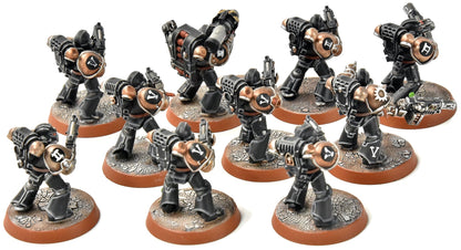 SPACE MARINES 10 Tactical Squad #2 PRO PAINTED Warhammer 40K