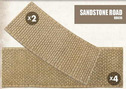 Battlefield In A Box - Wartorn Sandstone Road