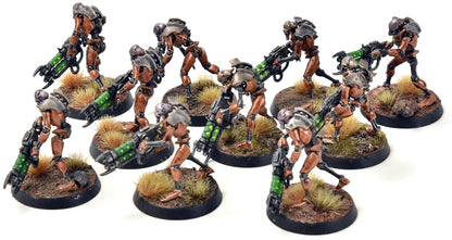 NECRONS 10 Warriors #4 WELL PAINTED Warhammer 40K 4954