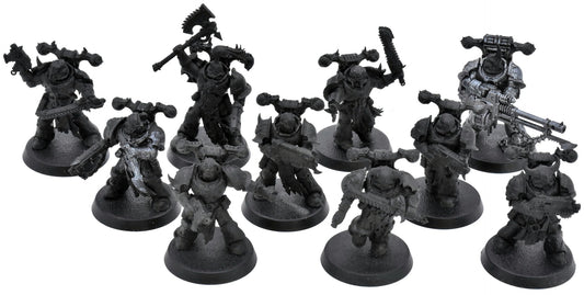CHAOS SPACE MARINES 10 Legionaries #1 Warhammer 40K 4751