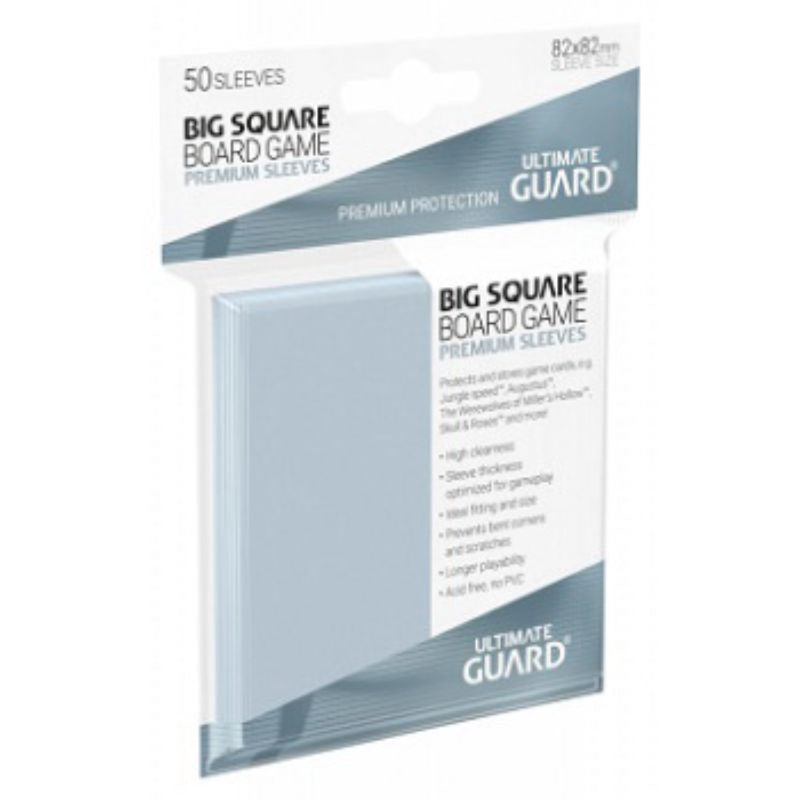Ultimate Guard Sleeves Premium Big Square 50Ct