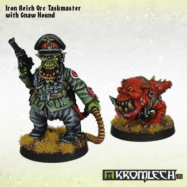 Orc Iron Reich Taskmaster with Gnaw Hound