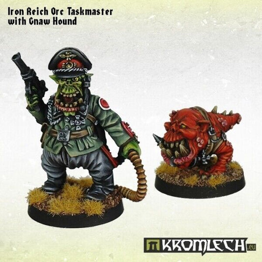 Orc Iron Reich Taskmaster with Gnaw Hound