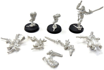 AELDARI 5 Harlequin #1 METAL Warhammer 40K missing 2 bases