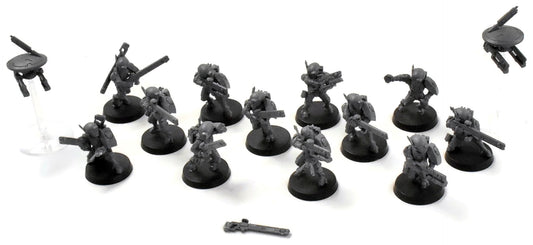 TAU EMPIRE 12 Fire Warriors w/ 2 Gun Drones #1 Warhammer 40K
