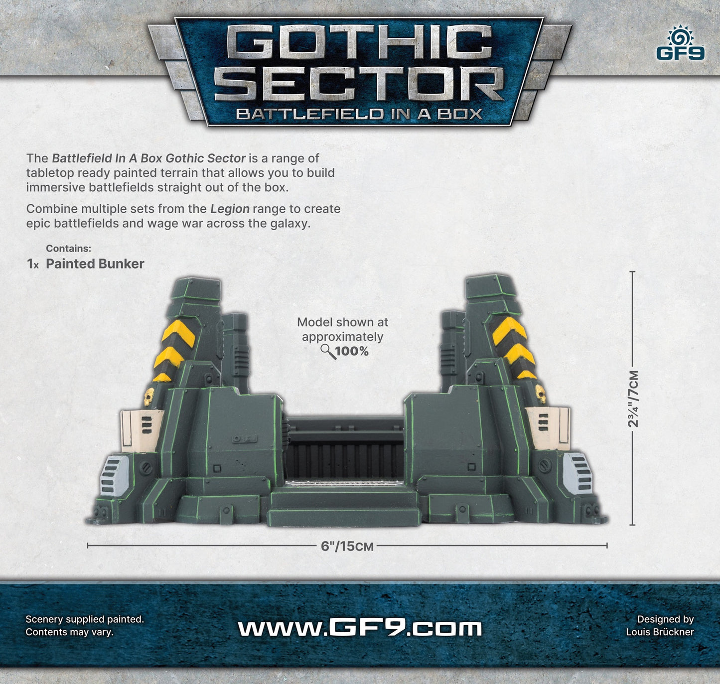 Battlefield In A Box - Gothic Sector Legion Bunker