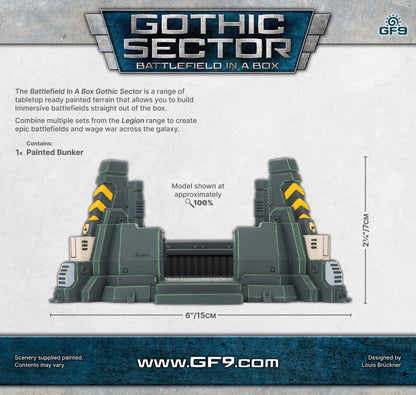 Battlefield In A Box - Gothic Sector Legion Bunker