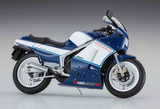 Hasegawa 1/12 Suzuki RG400 Late Version Blue/White Color W/Under Cowl