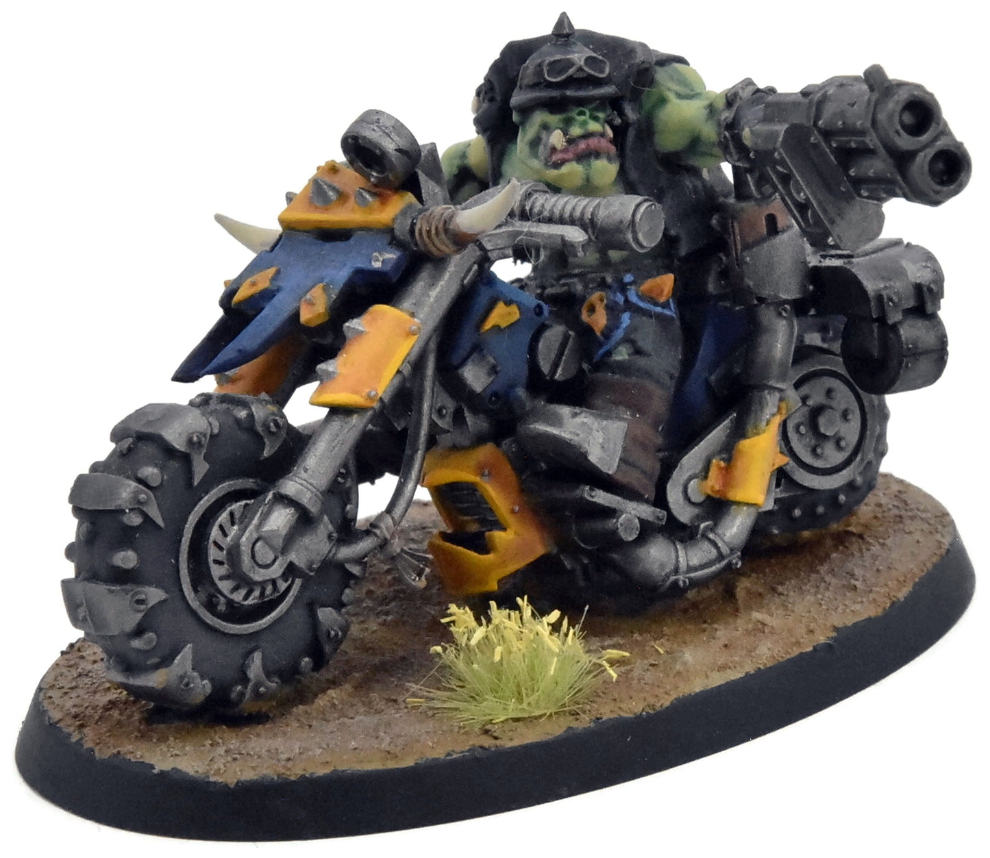 ORKS Ork Warbiker Boss #1 PRO PAINTED Warhammer 40K