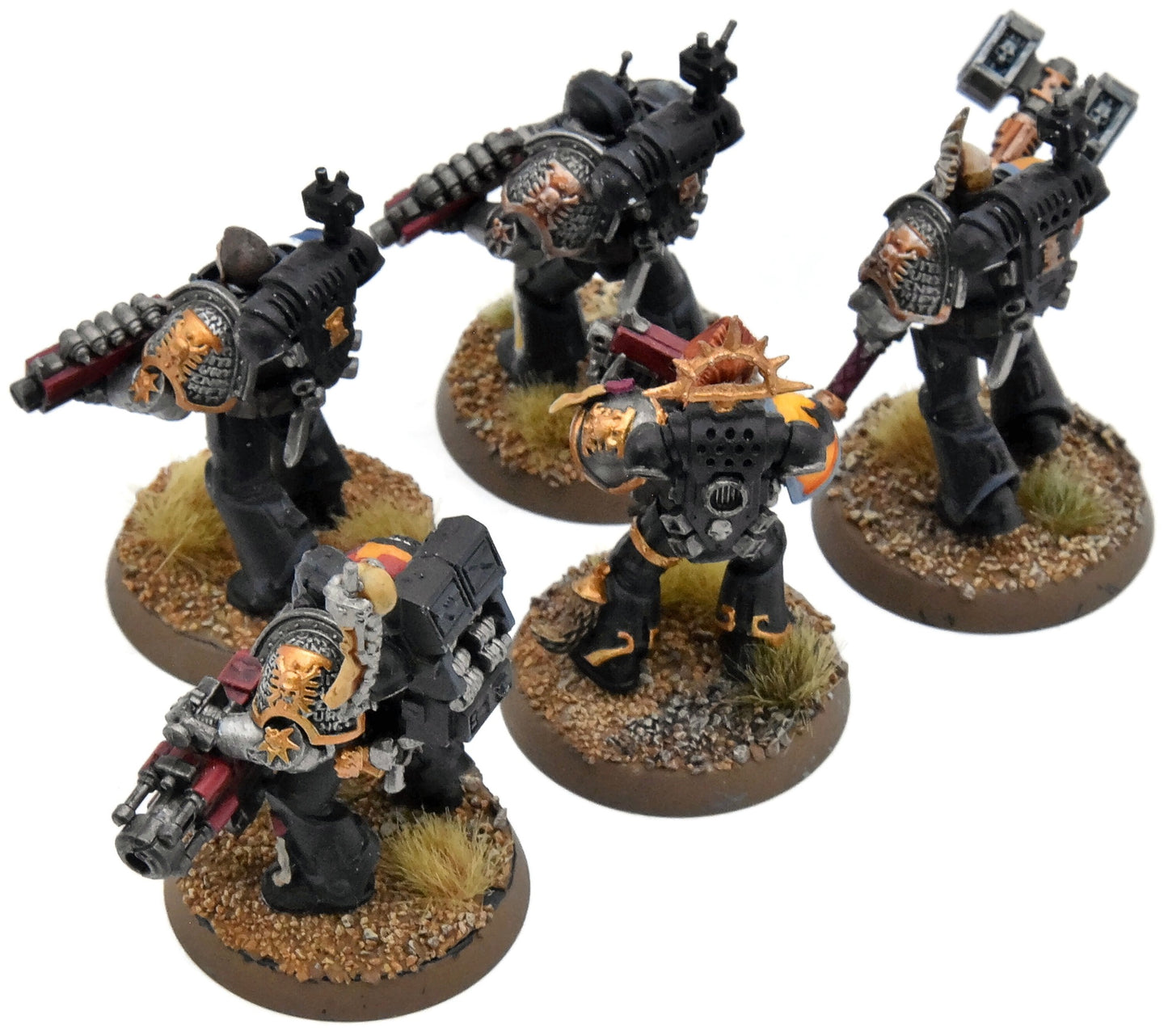 DEATHWATCH 5 Veterans #1 WELL PAINTED Warhammer 40K