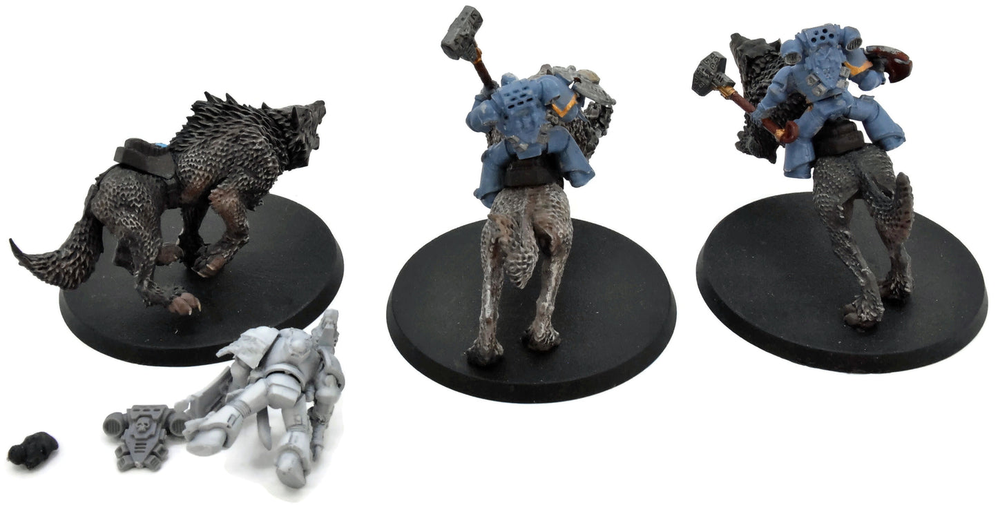 SPACE WOLVES 3 Thunderwolf Cavalry #1 Warhammer 40K 3400