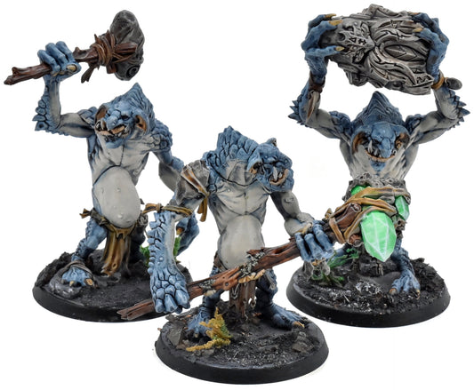 GLOOMSPITE GITZ 3 Rockgut Troggoths #2 WELL PAINTED Warhammer Sigmar