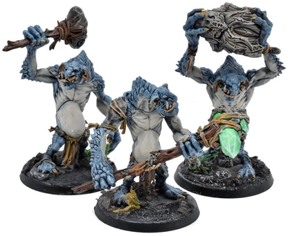 GLOOMSPITE GITZ 3 Rockgut Troggoths #2 WELL PAINTED Warhammer Sigmar