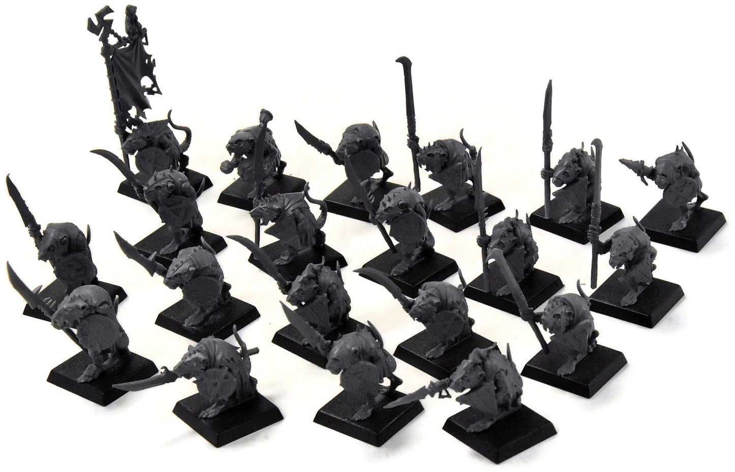 SKAVEN 20 Clanrats #4 Warhammer Fantasy