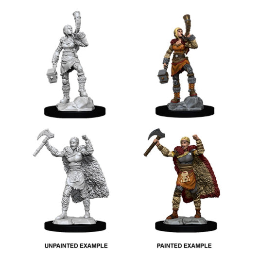 D&D Unpainted Minis Wv12 Female Human Barbarian