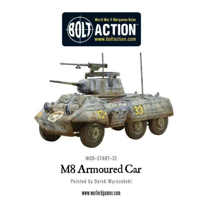 Bolt Action US Armoured Car Squadron (3 M8/M20 Greyhound Scout Cars)