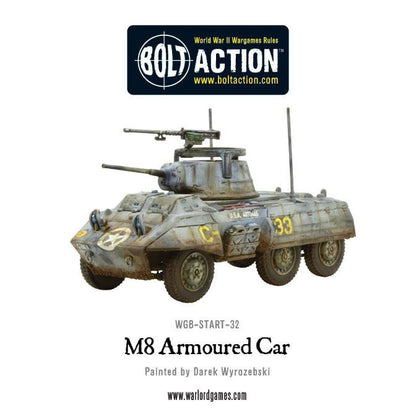 Bolt Action US Armoured Car Squadron (3 M8/M20 Greyhound Scout Cars)