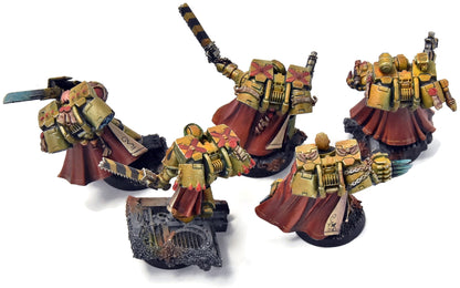 BLOOD ANGELS 5 Vanguard Veterans #24 4 METAL 1 PLASTIC PRO PAINTED Warhammer 40K