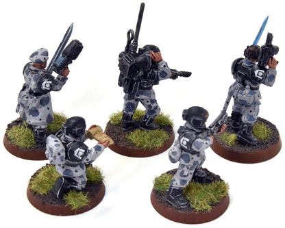 ASTRA MILITARIUM 5 Cadian Command Squad #5 WELL-PAINTED Warhammer 40K