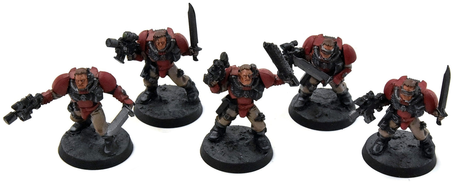 BLOOD ANGELS 5 Scouts #1 WELL PAINTED Warhammer 40K