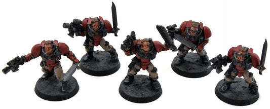 BLOOD ANGELS 5 Scouts #1 WELL PAINTED Warhammer 40K