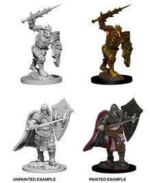 Figurines non peintes D&amp;D Wv6 Chevalier de la Mort/Horreur casquée
