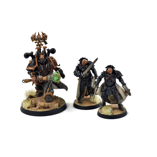 DEATH GUARD Chaos Lord w/ Disciples Converted #1 horus heresy PRO PAINTED 40K
