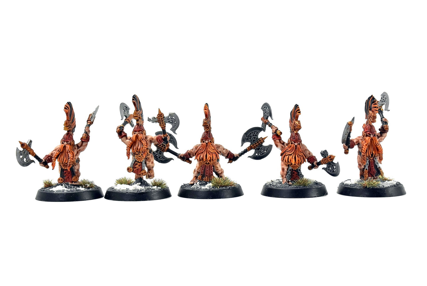 FYRESLAYERS 10 Vulkite Bersekers #2 PRO PAINTED Warhammer Sigmar