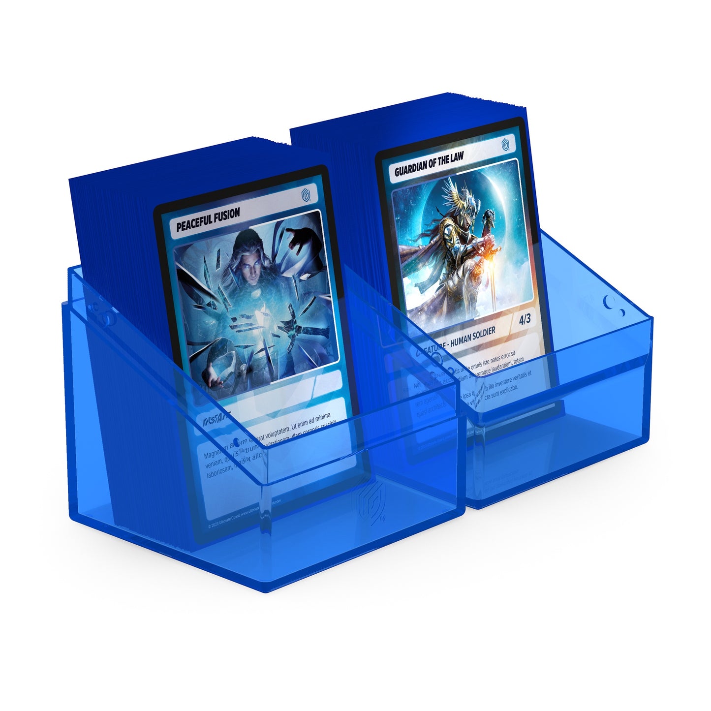 Ultimate Guard Deck Case Boulder 100+ Clear Sapphire