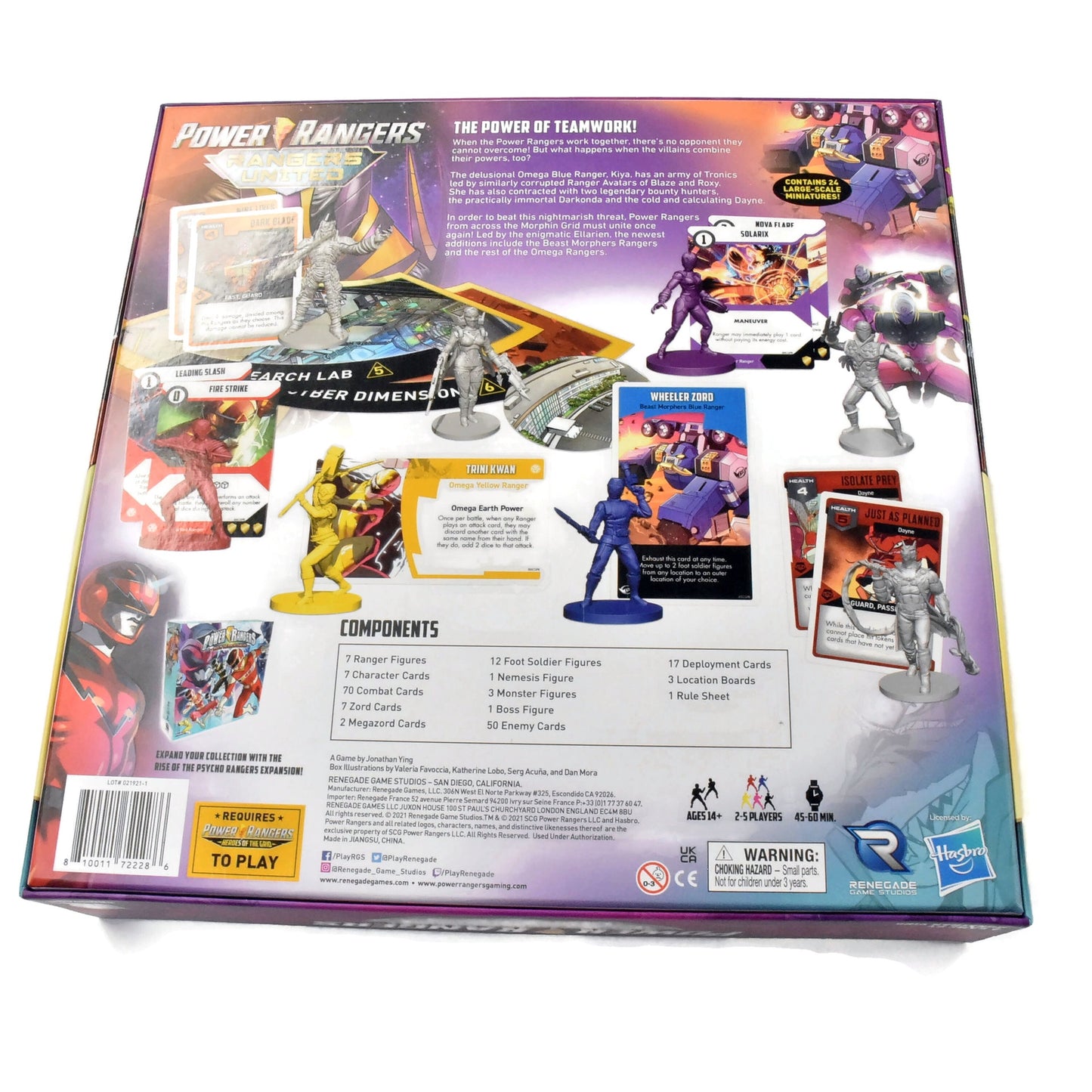 POWER RANGERS Rangers United Open Box Like NEW