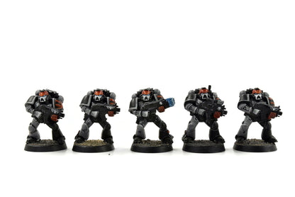 SPACE MARINES 10 Marines Converted #1 WELL PAINTED Warhammer 40K
