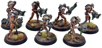 NECRONS 7 Warriors #7 WELL PAINTED Warhammer 40K