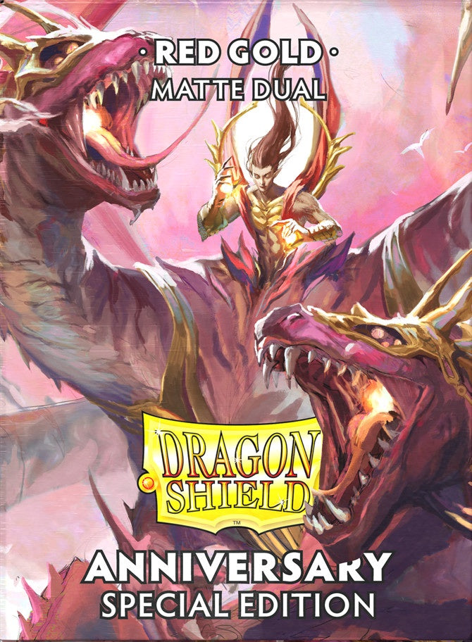 Dragon Shield Sleeves Dual Matte Special Anniversary Edition Red/gold (100)