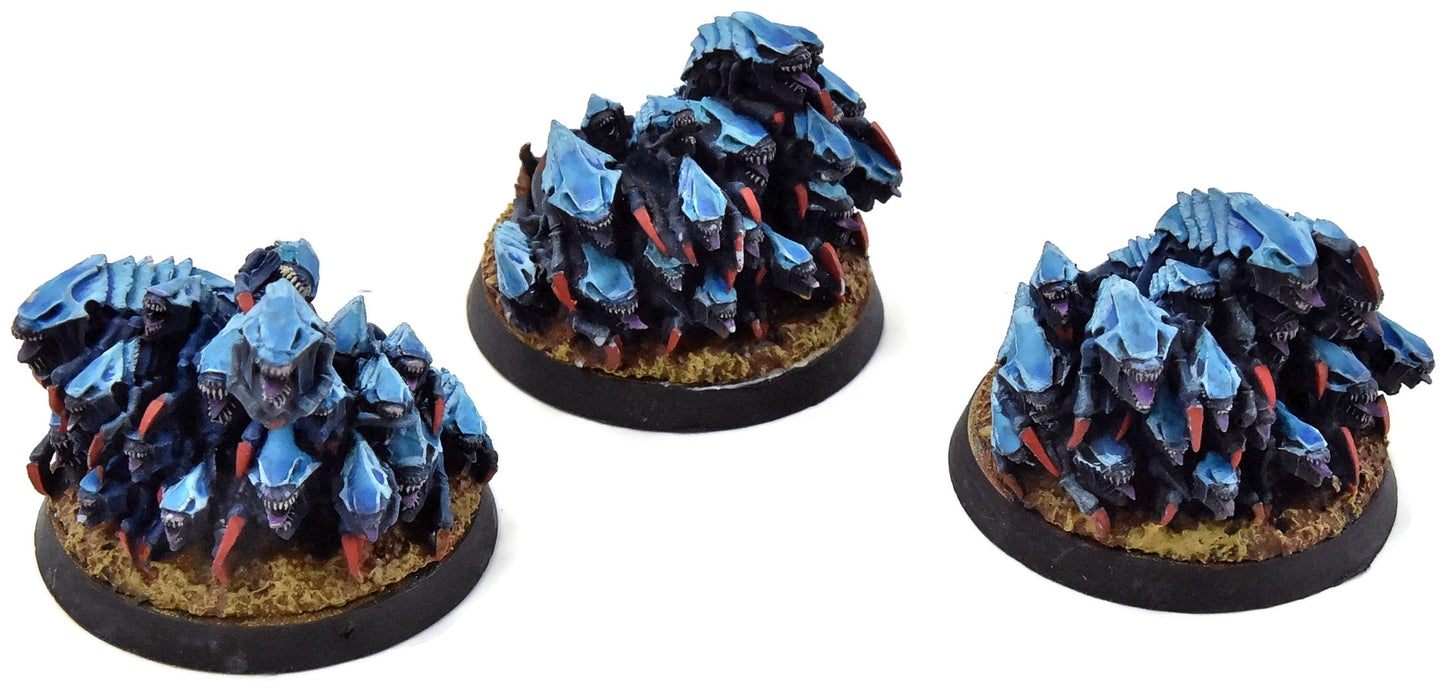 TYRANIDS 3 Ripper Swarms #3 forge world WELL PAINTED Warhammer 40K