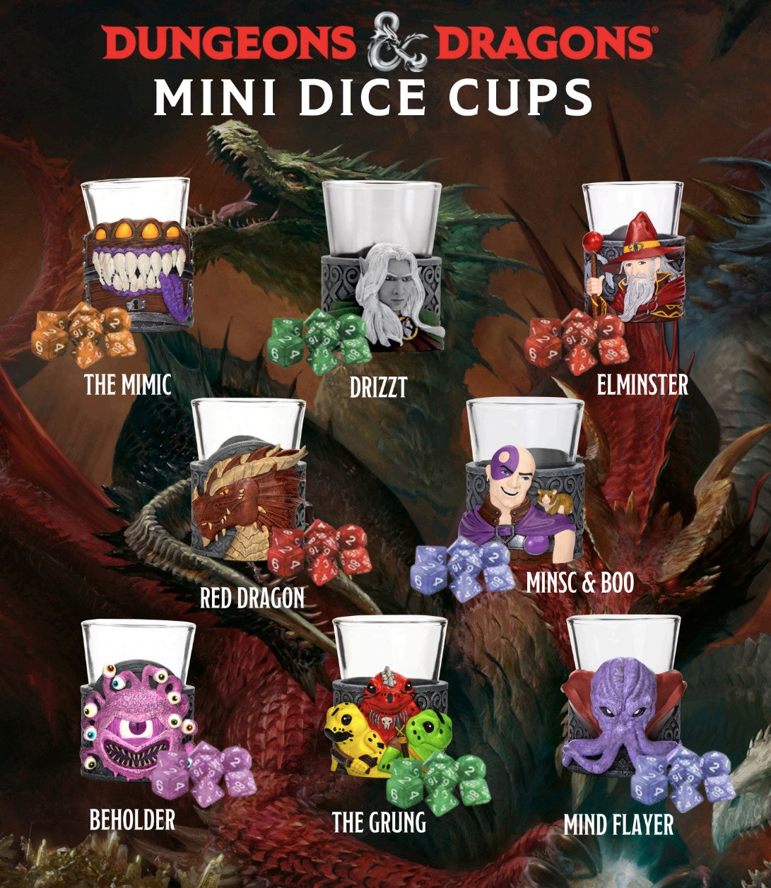 D&D Mini Dice Cups