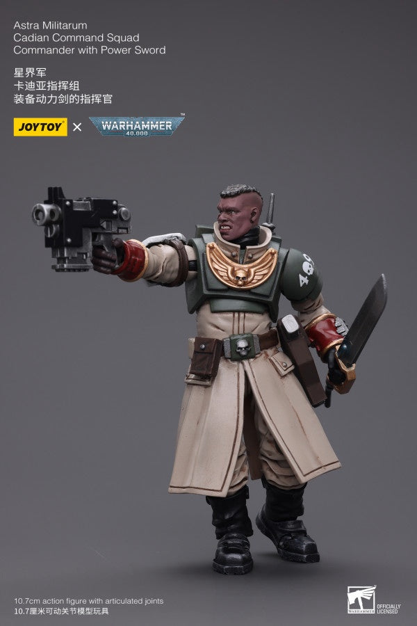 Cadian Command Squad Commander with Power Sword Astra Militarum Joy Toy