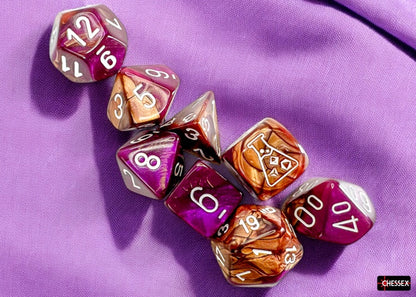 Borealis 7-Die Set Copper-Purple / White