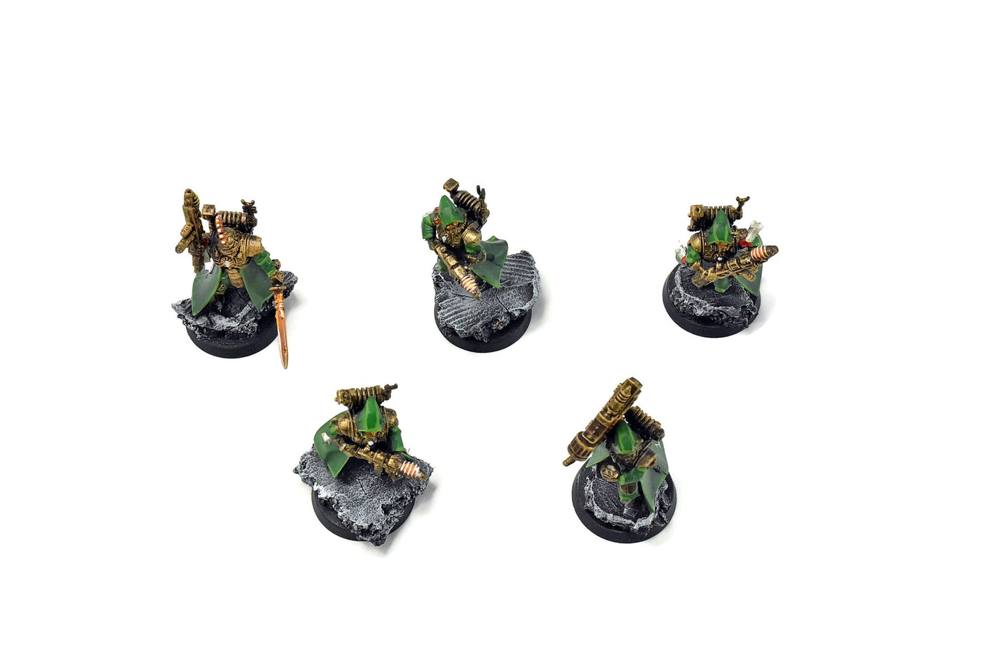 ADEPTUS MECHANICUS 5 Skitarii Vanguard #12 WELL PAINTED Warhammer 40k