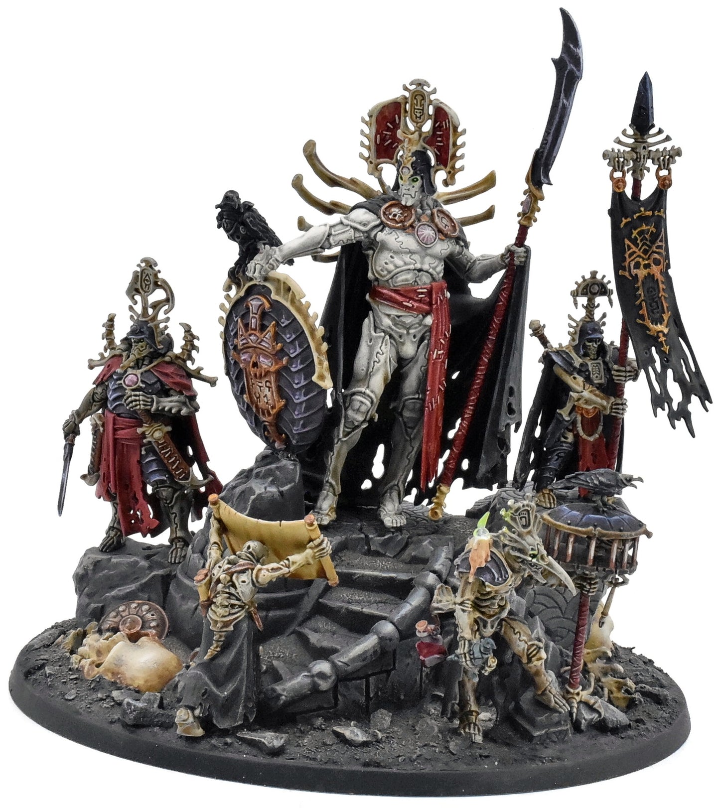 OSSIARCH BONEREAPERS Katakros Mortarch Of The Necropolis #1 PRO PAINTED Sigmar
