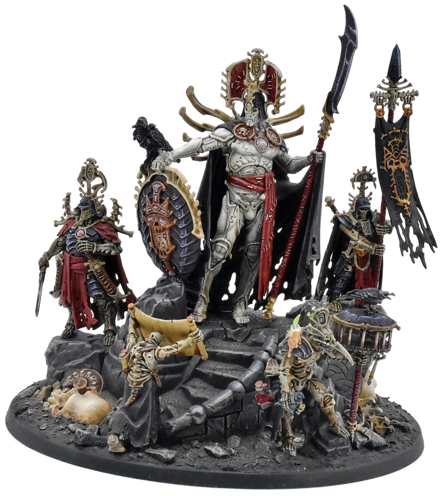 OSSIARCH BONEREAPERS Katakros Mortarch Of The Necropolis #1 PRO PAINTED Sigmar