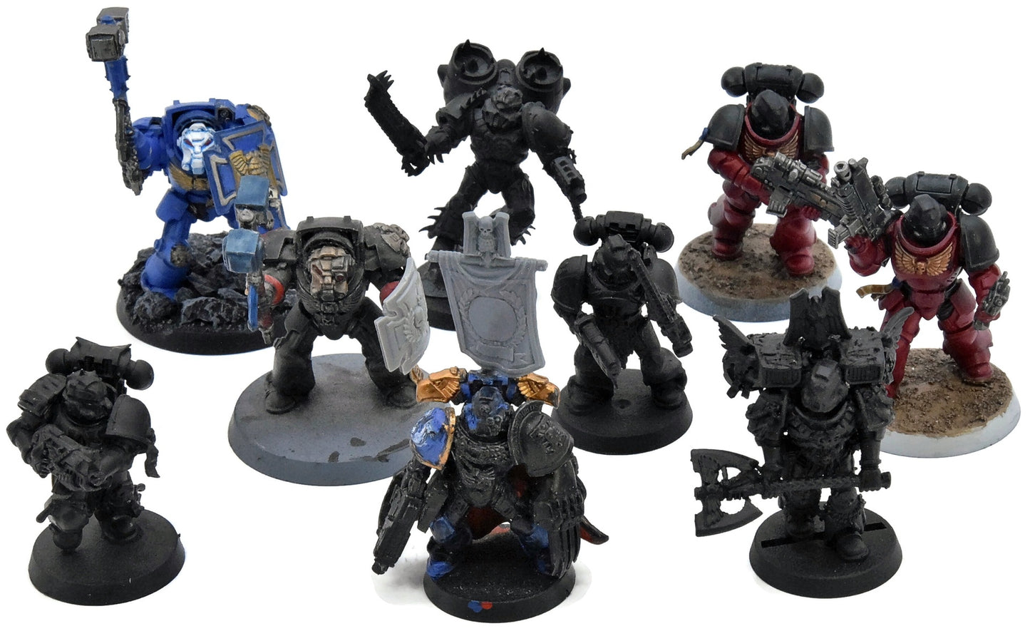 SPACE MARINES 9 Loose Models #1 Warhammer 40K